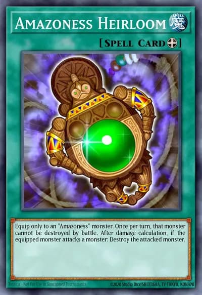 Amazoness Heirloom — Carta Yu-Gi-Oh!