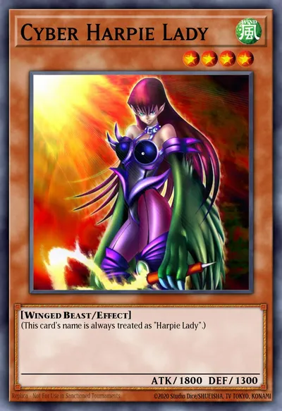 Cyber Harpie Lady — Carta Yu-Gi-Oh!