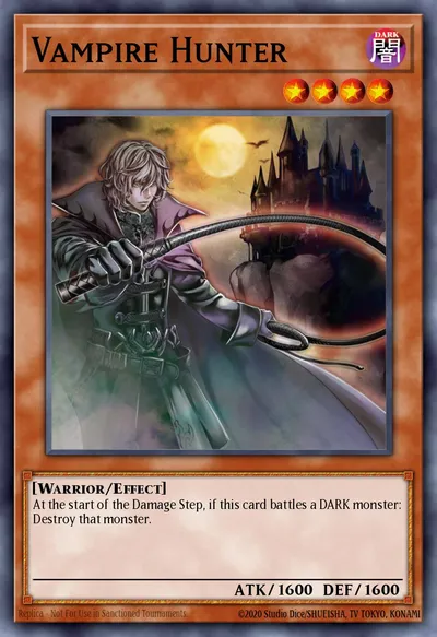 Caçador Vampiro — Carta Yu-Gi-Oh!