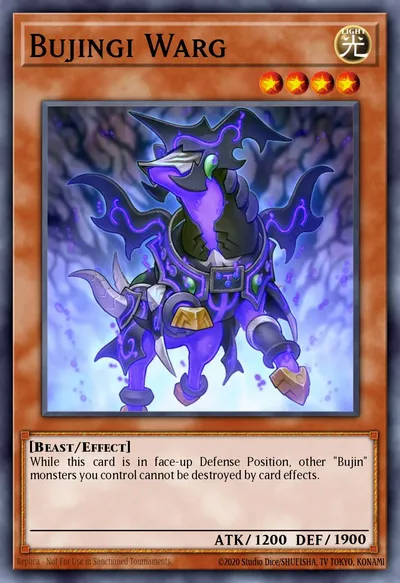 Bujingi Warg — Carta Yu-Gi-Oh!
