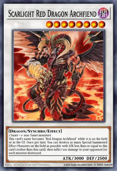 Scarlight Red Dragon Archfiend — Carta Yu-Gi-Oh!
