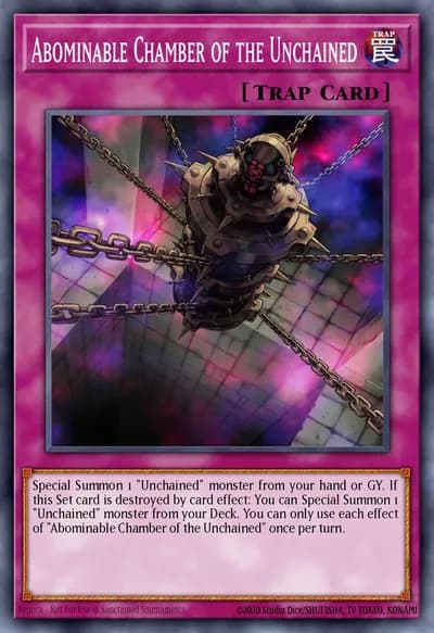 Câmara Abominável dos Desencadeados — Carta Yu-Gi-Oh!