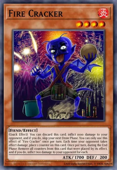 Fire Cracker — Carta Yu-Gi-Oh!