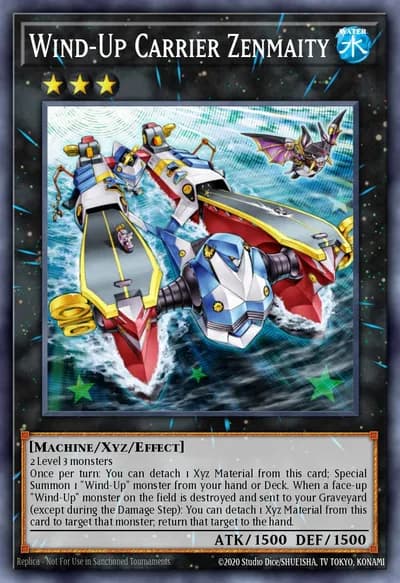 Wind-Up Carrier Zenmaity — Carta Yu-Gi-Oh!