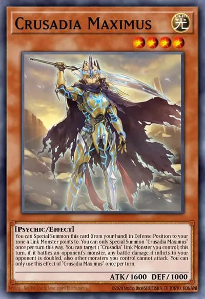 Crusadia Maximus — Carta Yu-Gi-Oh!