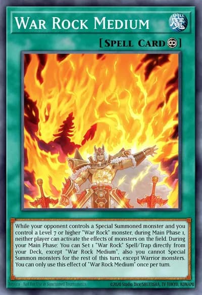 War Rock Medium — Carta Yu-Gi-Oh!