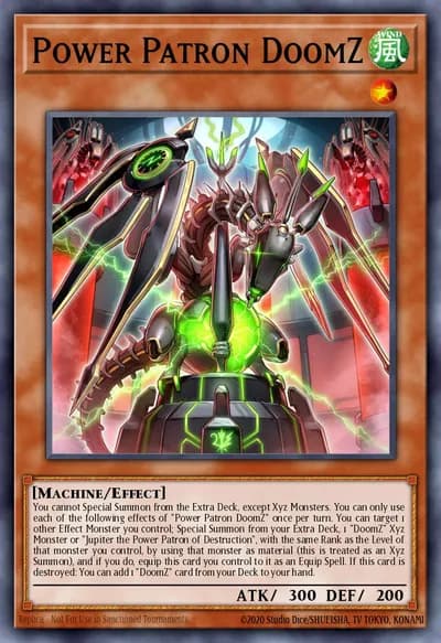 Power Patron DoomZ — Carta Yu-Gi-Oh!