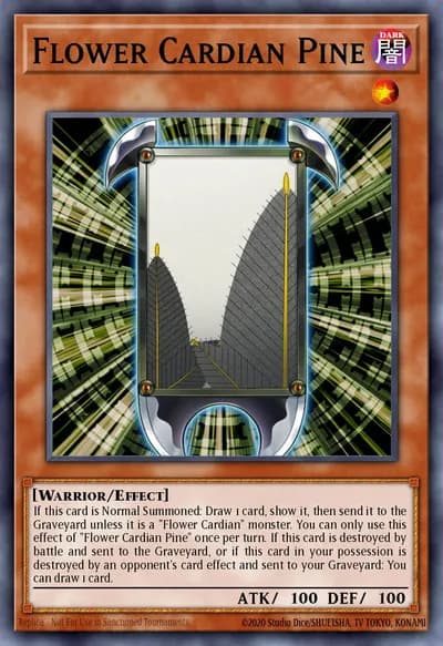Flower Cardian Pine — Carta Yu-Gi-Oh!