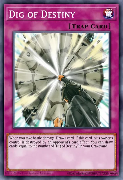 Escavação do Destino — Carta Yu-Gi-Oh!