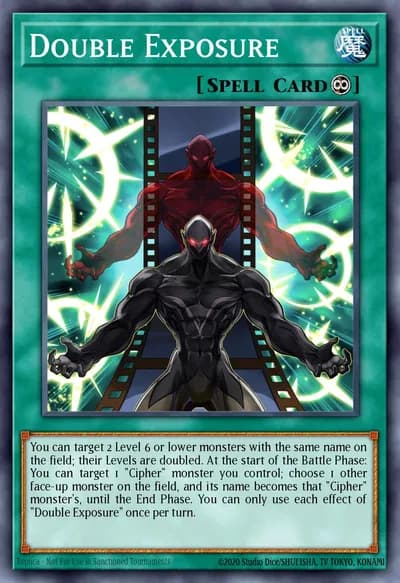 Exposição Dupla — Carta Yu-Gi-Oh!