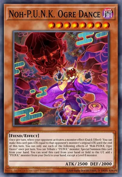 Noh-P.U.N.K. Ogre Dance — Carta Yu-Gi-Oh!