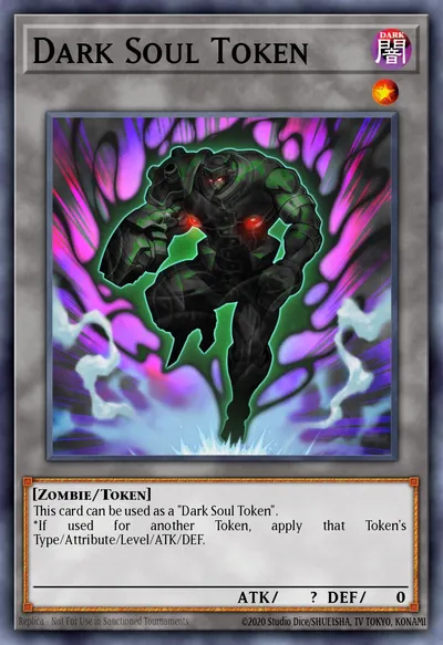 Ficha de Alma Sombria — Carta Yu-Gi-Oh!