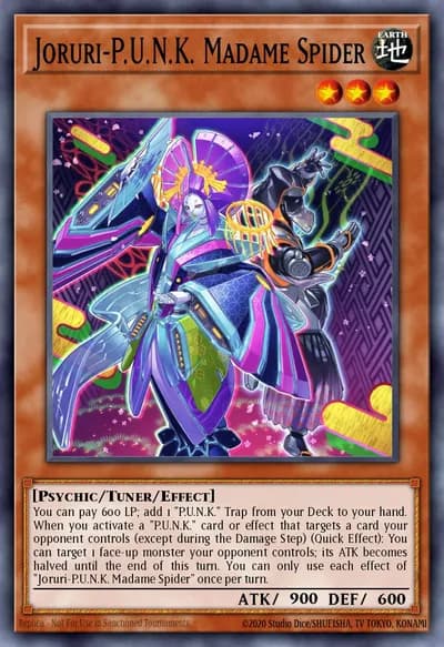 Joruri-P.U.N.K. Madame Spider — Carta Yu-Gi-Oh!
