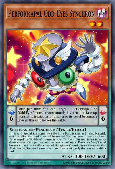 Performapal Odd-Eyes Synchron — Carta Yu-Gi-Oh!