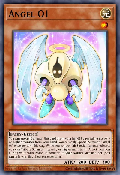 Anjo O1 — Carta Yu-Gi-Oh!
