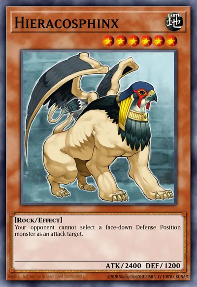 Hieracosphinx — Carta Yu-Gi-Oh!