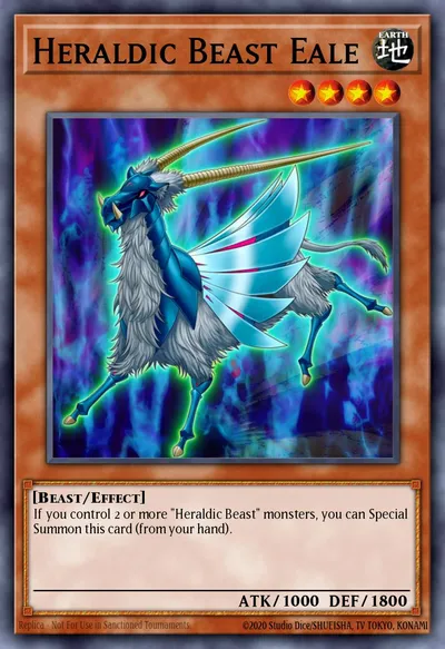 Heraldic Beast Eale — Carta Yu-Gi-Oh!