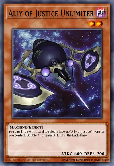 Aliado da Justiça Deslimitador — Carta Yu-Gi-Oh!