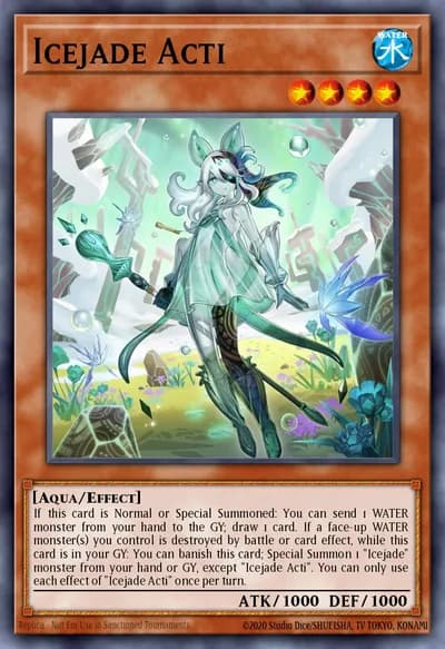 Icejade Acti — Carta Yu-Gi-Oh!