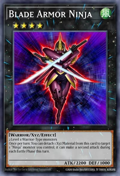 Blade Armor Ninja — Carta Yu-Gi-Oh!