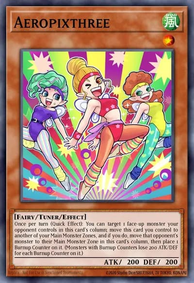 Aeropixthree — Carta Yu-Gi-Oh!