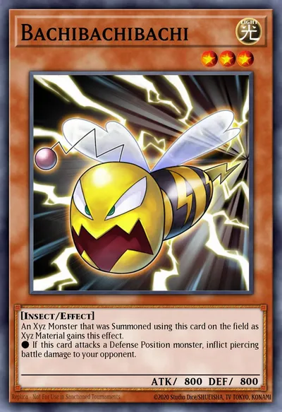 Bachibachibachi — Carta Yu-Gi-Oh!