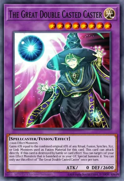 O Grande Feiticeiro Duplamente Conjurado — Carta Yu-Gi-Oh!