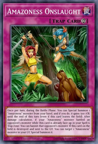 Amazoness Onslaught — Carta Yu-Gi-Oh!