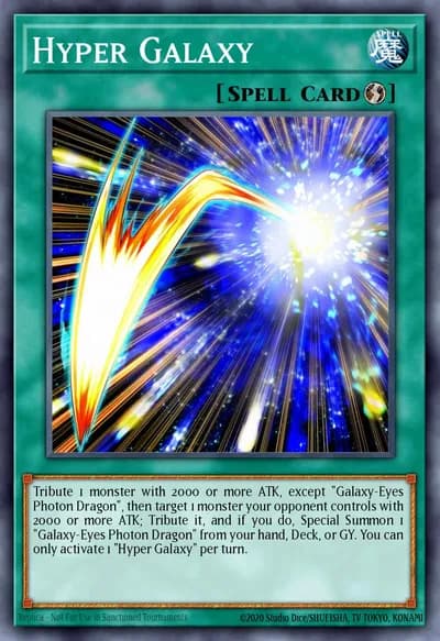 Hyper Galaxy — Carta Yu-Gi-Oh!
