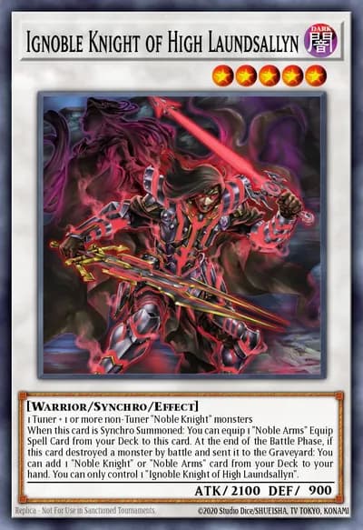 Ignoble Knight of High Laundsallyn — Carta Yu-Gi-Oh!