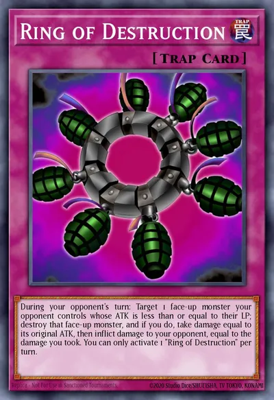 Anel da Destruição — Carta Yu-Gi-Oh!