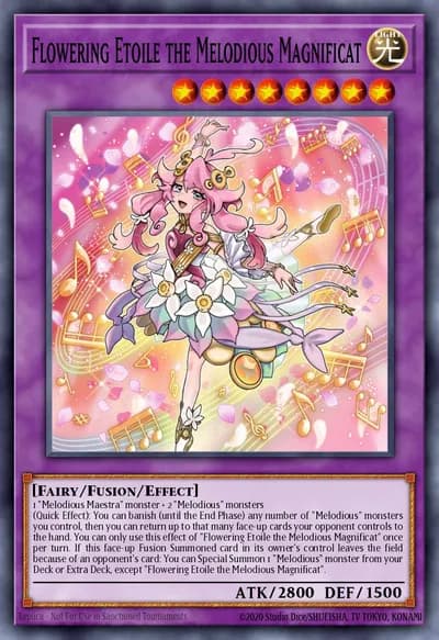 Flowering Etoile the Melodious Magnificat — Carta Yu-Gi-Oh!