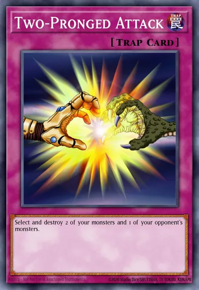 Ataque de Dois Gumes — Carta Yu-Gi-Oh!