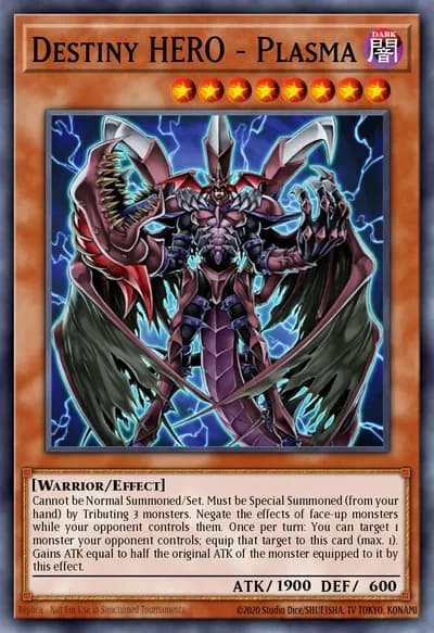 Destiny HERO - Plasma — Carta Yu-Gi-Oh!