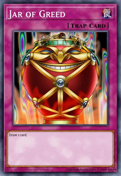 Pote da Avareza — Carta Yu-Gi-Oh!