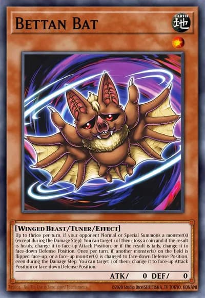 Bettan Bat — Carta Yu-Gi-Oh!