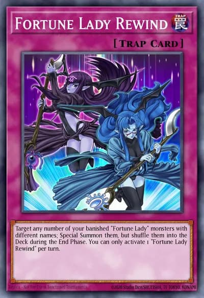 Fortune Lady Rewind — Carta Yu-Gi-Oh!