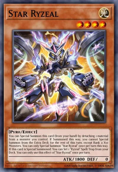 Star Ryzeal — Carta Yu-Gi-Oh!