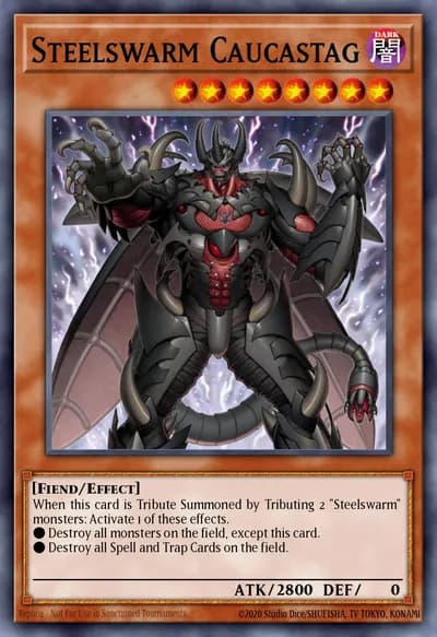 Steelswarm Caucastag — Carta Yu-Gi-Oh!