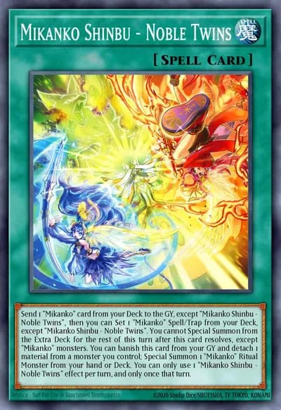 Mikanko Shinbu - Noble Twins — Carta Yu-Gi-Oh!