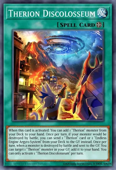 Therion Discolosseum — Carta Yu-Gi-Oh!