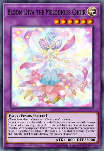 Bloom Diva, o Coro Melodioso — Carta Yu-Gi-Oh!