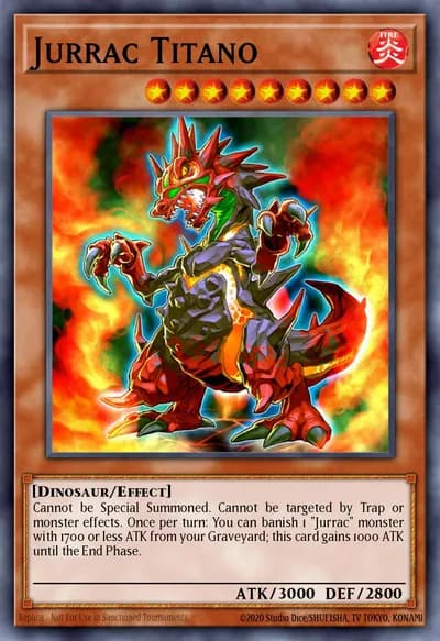 Jurrac Titano — Carta Yu-Gi-Oh!