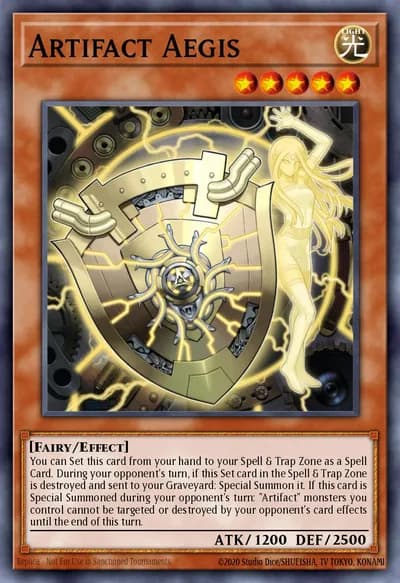 Artefato Aegis — Carta Yu-Gi-Oh!