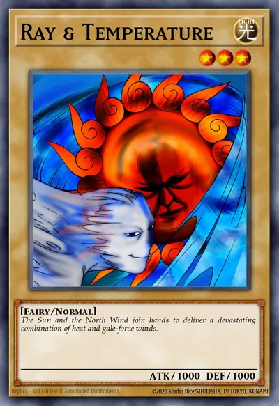 Raio & Temperatura — Carta Yu-Gi-Oh!