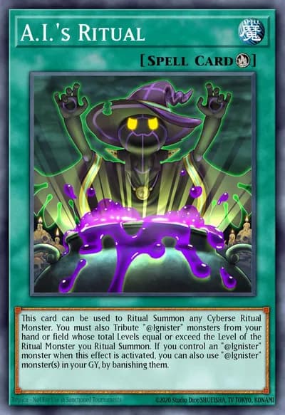 Ritual da I.A. — Carta Yu-Gi-Oh!