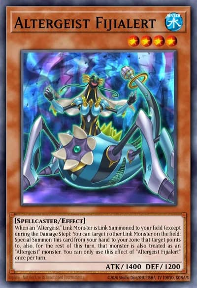 Altergeist Fijialert — Carta Yu-Gi-Oh!