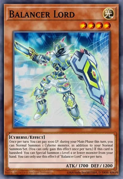 Balancer Lord — Carta Yu-Gi-Oh!