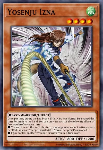Yosenju Izna — Carta Yu-Gi-Oh!