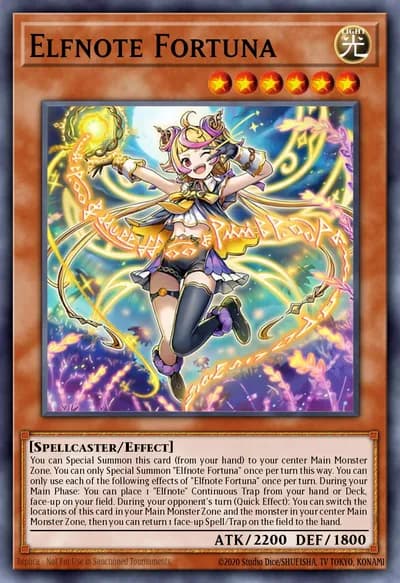 Elfnote Fortuna — Carta Yu-Gi-Oh!